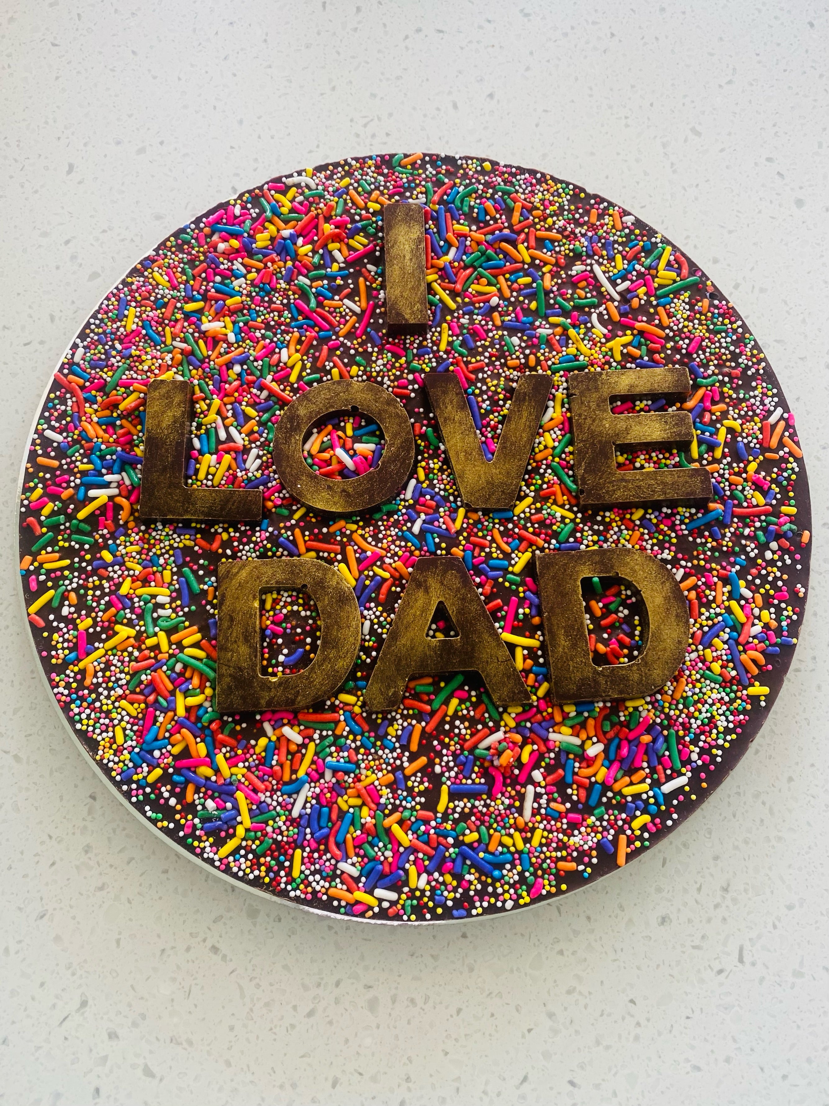 Chocolate Plaque Disc