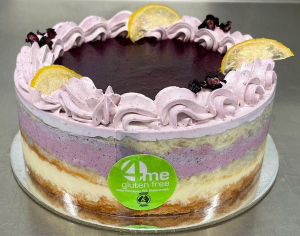 Blueberry Lemon Layered cake