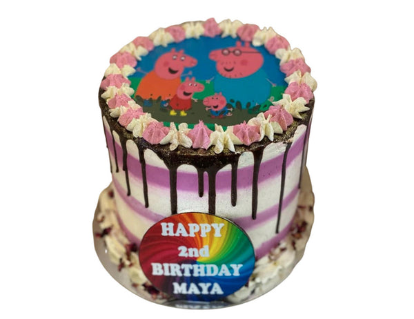 Peppa Big 2nd Birthday Cake
