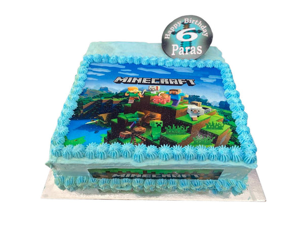 Minecraft Creeper Cake