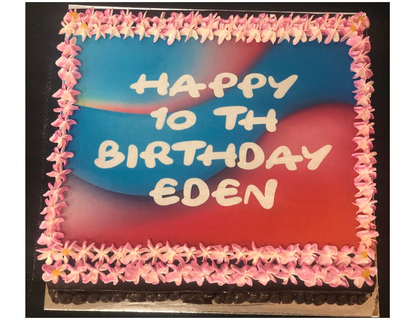 Personalised Birthday Cake