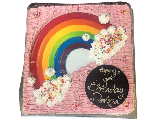Children's Rainbow Birthday Cake