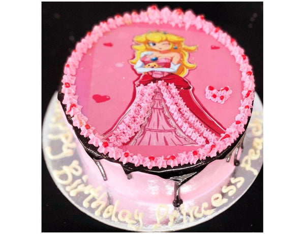 Princess Peach Birthday Cake