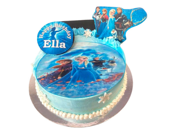 Frozen Cast Birthday Cake