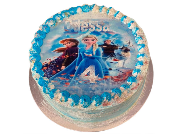 Custom Frozen Birthday Cake