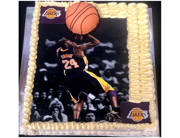 Kobe Bryant Lakers Birthday Cake