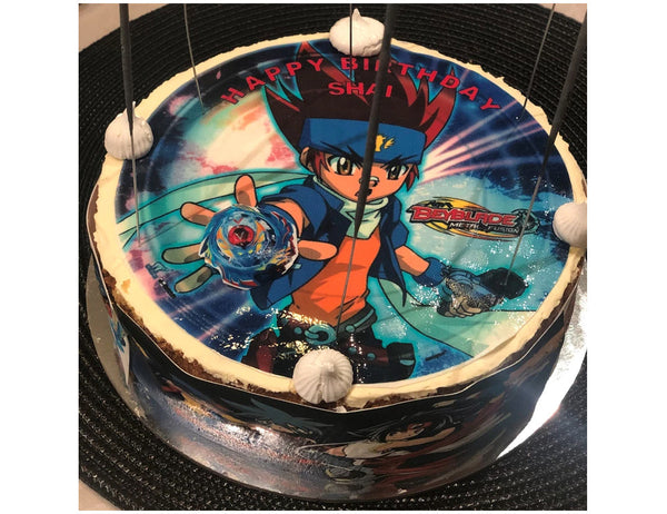 Beyblade Birthday Cake