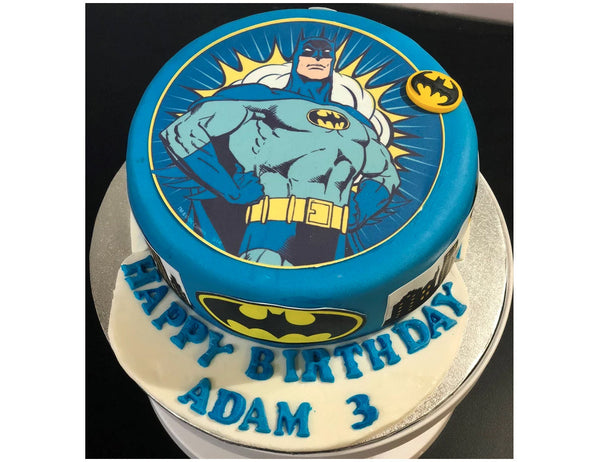 Batman Superhero Birthday Cake