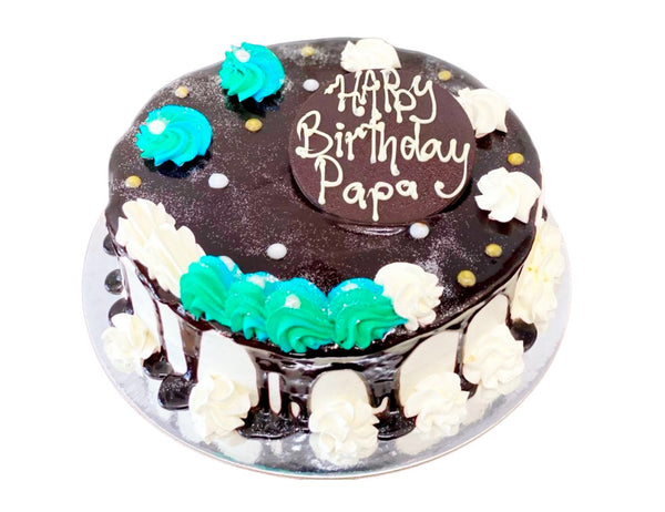 Custom Chocolate Birthday Cake
