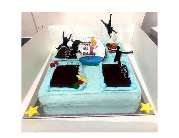 Trampoline Birthday Cake