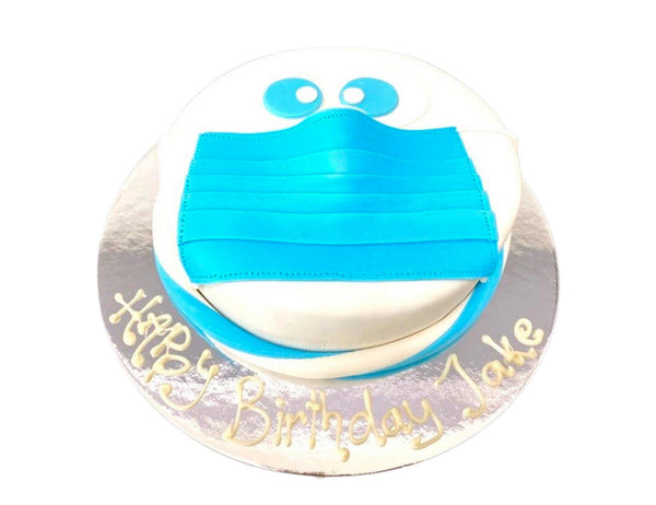 Custom Funny Covid19 Birthday Cake