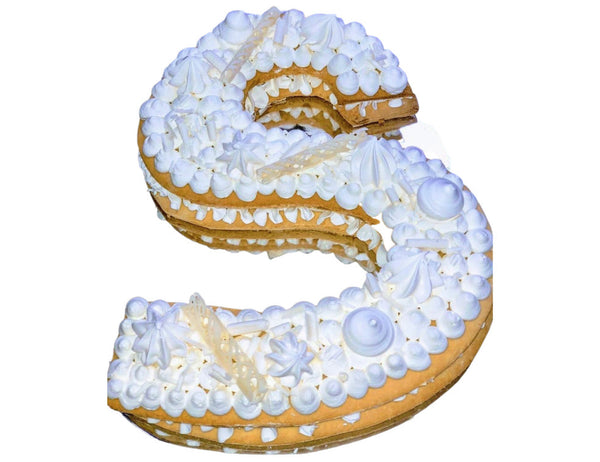 Letter S Custom Cake