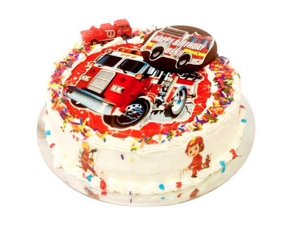 Firetruck Cake