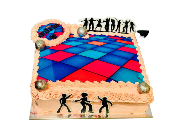 Dancefloor Cake