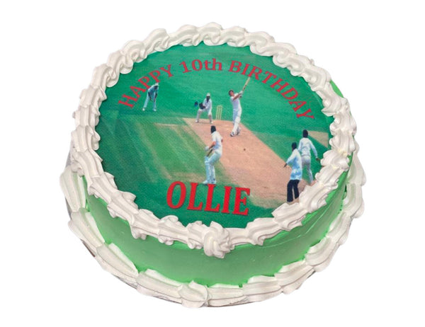 Custom Cricket Birthday Cake