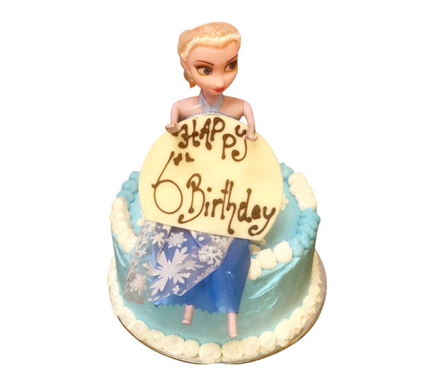 Elsa Frozen Doll Cake