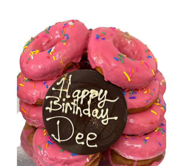 Simpsons Doughnut Stake Cake